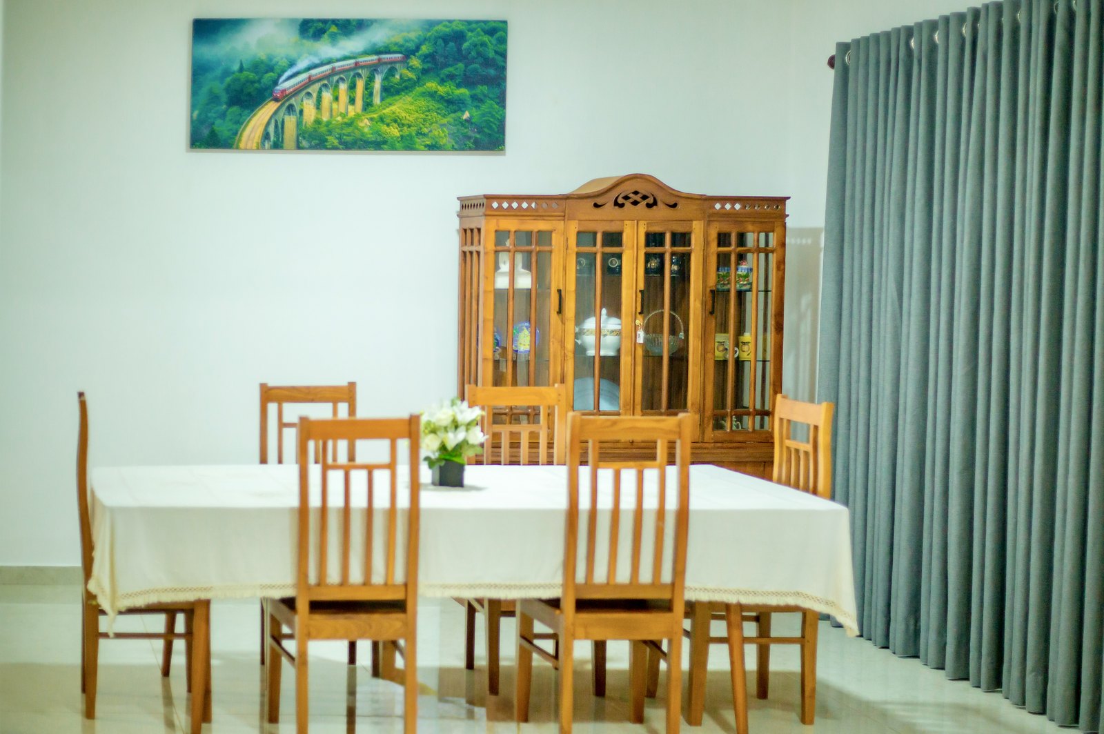 Dining table for eight